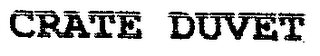 CRATE DUVET logo