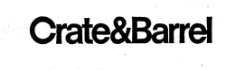 CRATE&BARREL logo