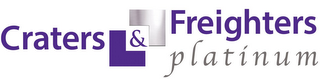 CRATERS & FREIGHTERS PLATINUM logo