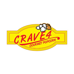CRAVE 4 GOURMET POPCORN logo