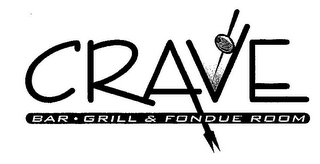 CRAVE BAR · GRILL & FONDUE ROOM logo