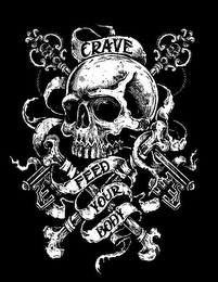 CRAVE FEED YOUR BODY logo