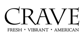CRAVE FRESH VIBRANT AMERICAN logo