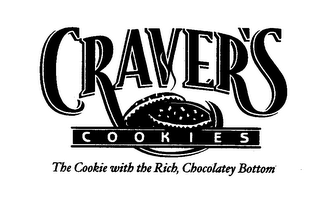 CRAVER'S COOKIES THE COOKIE WITH THE RICH, CHOCOLATEY BOTTOM logo