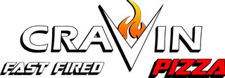 CRAVIN FAST FIRED PIZZA logo