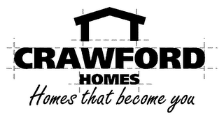 CRAWFORD HOMES HOMES THAT BECOME YOU logo