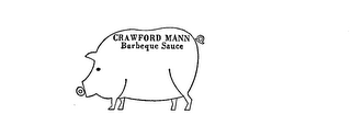 CRAWFORD MANN BARBEQUE SAUCE logo
