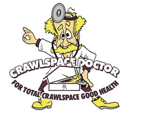 CRAWLSPACE DOCTOR FOR TOTAL CRAWLSPACE GOOD HEALTH RX logo