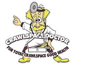 CRAWLSPACE DOCTOR FOR TOTAL CRAWLSPACE GOOD HEALTH RX logo