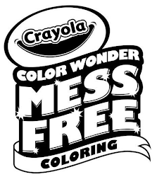 CRAYOLA COLOR WONDER MESS FREE COLORING logo