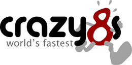 CRAZY 8S WORLD'S FASTEST logo
