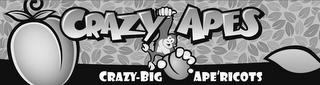 CRAZY APES CRAZY-BIG APE'RICOTS logo