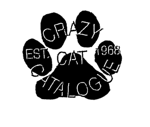 CRAZY CAT CATALOGUE EST. 1968 logo