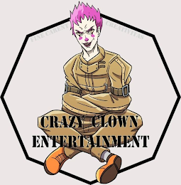 CRAZY CLOWN ENTERTAINMENT FINE CARENT CREATIVITAS logo