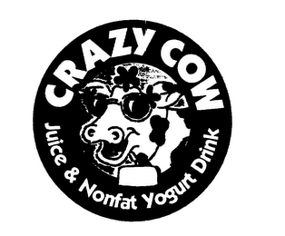 CRAZY COW JUICE & NONFAT YOGURT DRINK logo