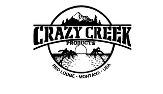 CRAZY CREEK PRODUCTS RED LODGE- MONTANA - USA logo