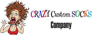 CRAZY CUSTOM SOCKS COMPANY logo