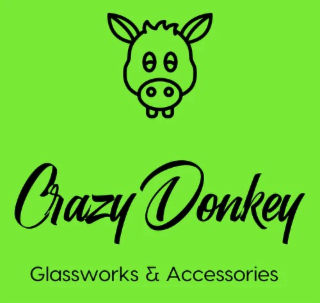 CRAZY DONKEY GLASSWORKS & ACCESSORIES logo