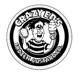 CRAZY ED'S FROZEN CUSTARD CO. logo