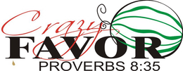 CRAZY FAVOR PROVERBS 8:35 logo