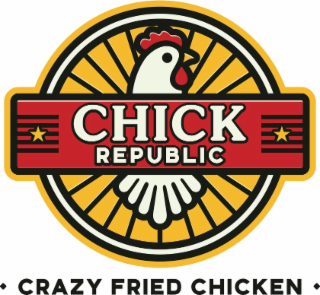 CRAZY FRIED CHICKEN CHICK REPUBLIC logo