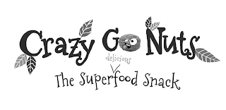 CRAZY GO NUTS DELICIOUS V THE SUPERFOODSNACK logo