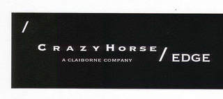 CRAZY HORSE EDGE A CLAIBORNE COMPANY logo