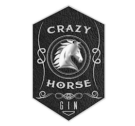 "CRAZY" "HORSE" "GIN" logo