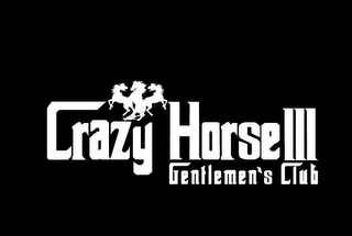 CRAZY HORSE III GENTLEMEN'S CLUB logo