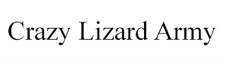 CRAZY LIZARD ARMY logo