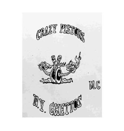 CRAZY PISTONS MC N.Y. GHETTOS logo