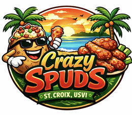 CRAZY SPUDS ST. CROIX, USVI logo