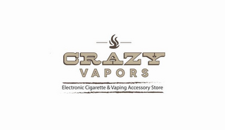 CRAZY VAPORS ELECTRONIC CIGARETTE & VAPING ACCESSORY STORE logo