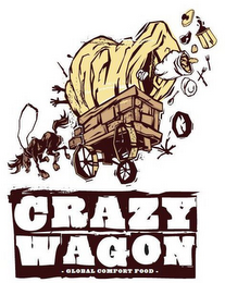 CRAZY WAGON  · GLOBAL COMFORT FOOD · logo