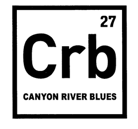 CRB 27 CANYON RIVER BLUES logo