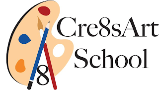 CRE8SART SCHOOL 8 logo