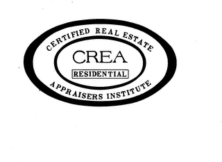 CREA RESIDENTIAL CERTIFIED REAL ESTATE APPRAISERS INSTITUTE logo