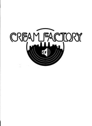 CREAM FACTORY CF logo