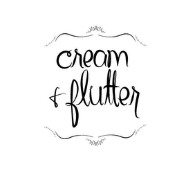 CREAM & FLUTTER logo