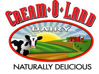 CREAM-O-LAND DAIRY NATURALLY DELICIOUS logo