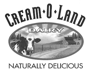 CREAM-O-LAND DAIRY NATURALLY DELICIOUS logo