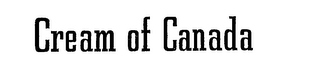 CREAM OF CANADA logo