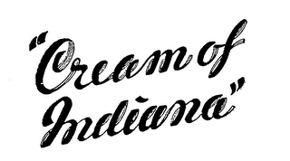 "CREAM OF INDIANA" logo