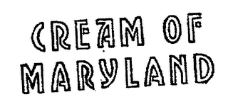 CREAM OF MARYLAND logo