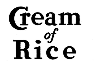 CREAM OF RICE logo