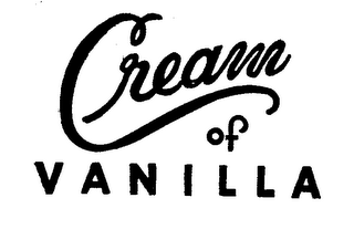 CREAM OF VANILLA logo
