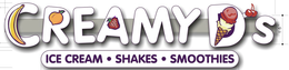 CREAMY D'S ICE CREAM · SHAKES · SMOOTHIES logo