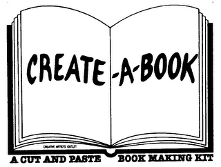 CREATE-A-BOOK A CUT AND PASTE BOOK MAKING KIT logo
