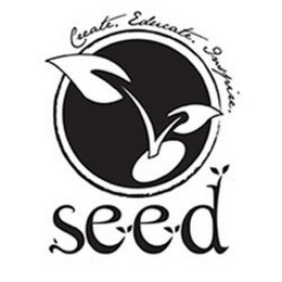 CREATE. EDUCATE. INSPIRE. SEED logo