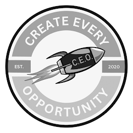CREATE EVERY OPPORTUNITY C.E.O. EST. 2020 logo
